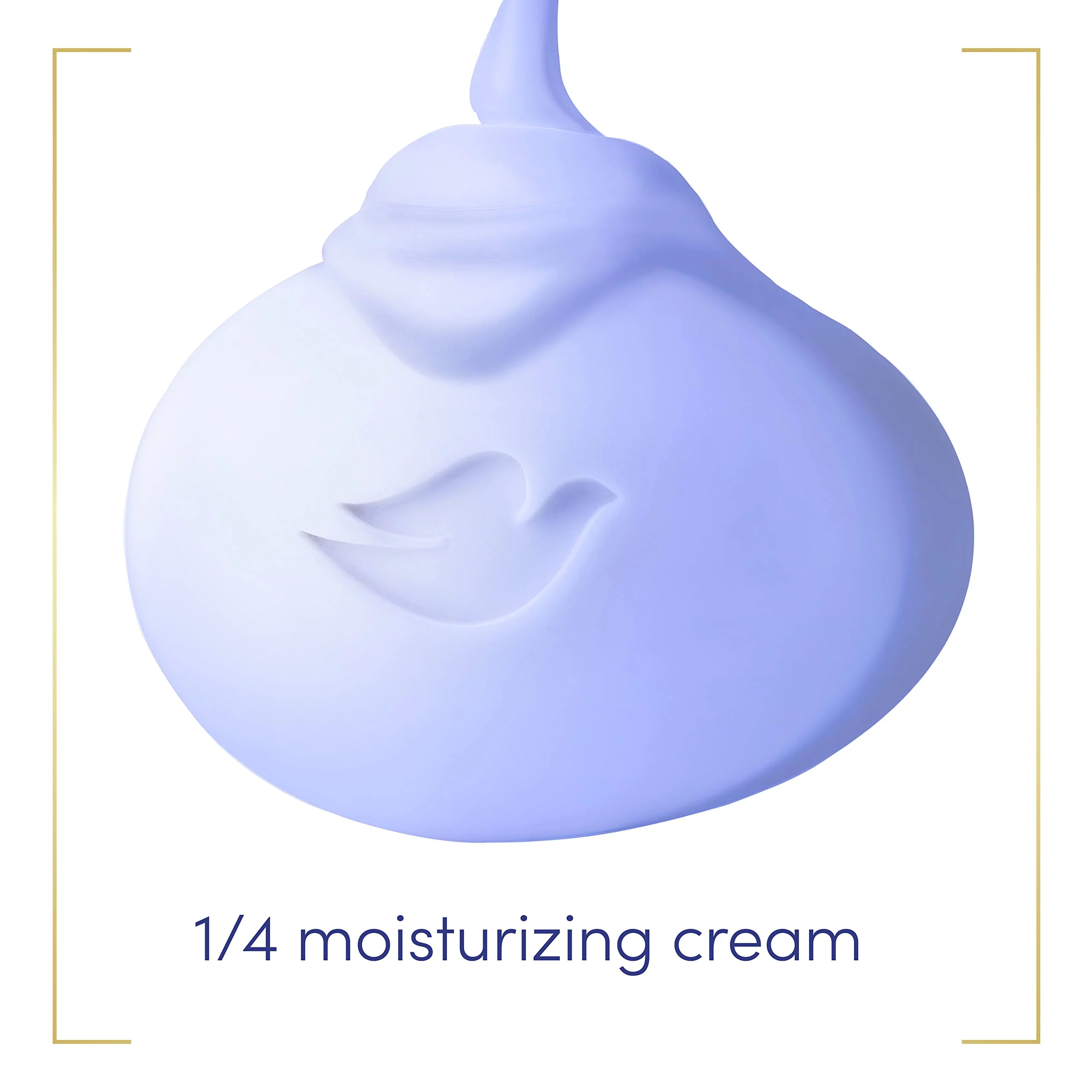 Dove Beauty Bar Gentle Cleanser Moisturizes To Calm Skin Anti-Stress Cream Bar Gentle Bar Soap Cleanser Made With 1/4 Moisturizing Cream 3.75 Oz 14 Count.