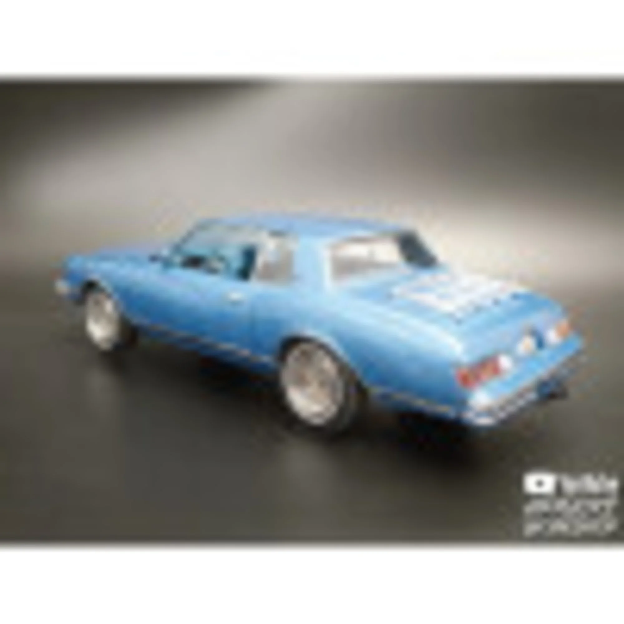 MPC: 1:25 Scale Model Kit - 1980 Chevy Monte Carlo Class Action - 110 Parts, Includes Chopper & Trailer, Unpainted Replica Classic Car Building Kit