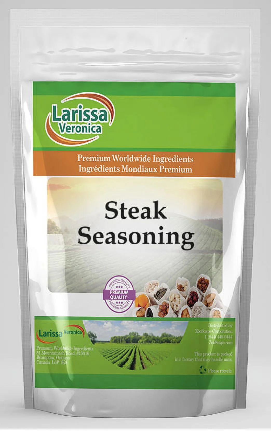 Larissa Veronica Steak Seasoning, (8 oz, 3-Pack, Zin: 525922)