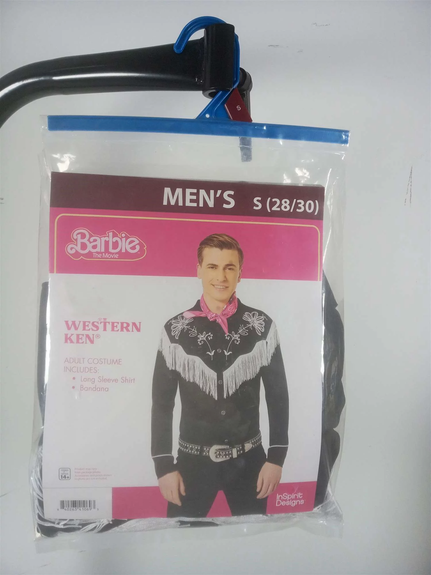 InSpirit Designs Barbie Ken Cowboy Halloween Costume Male, Adult 18-64, Black