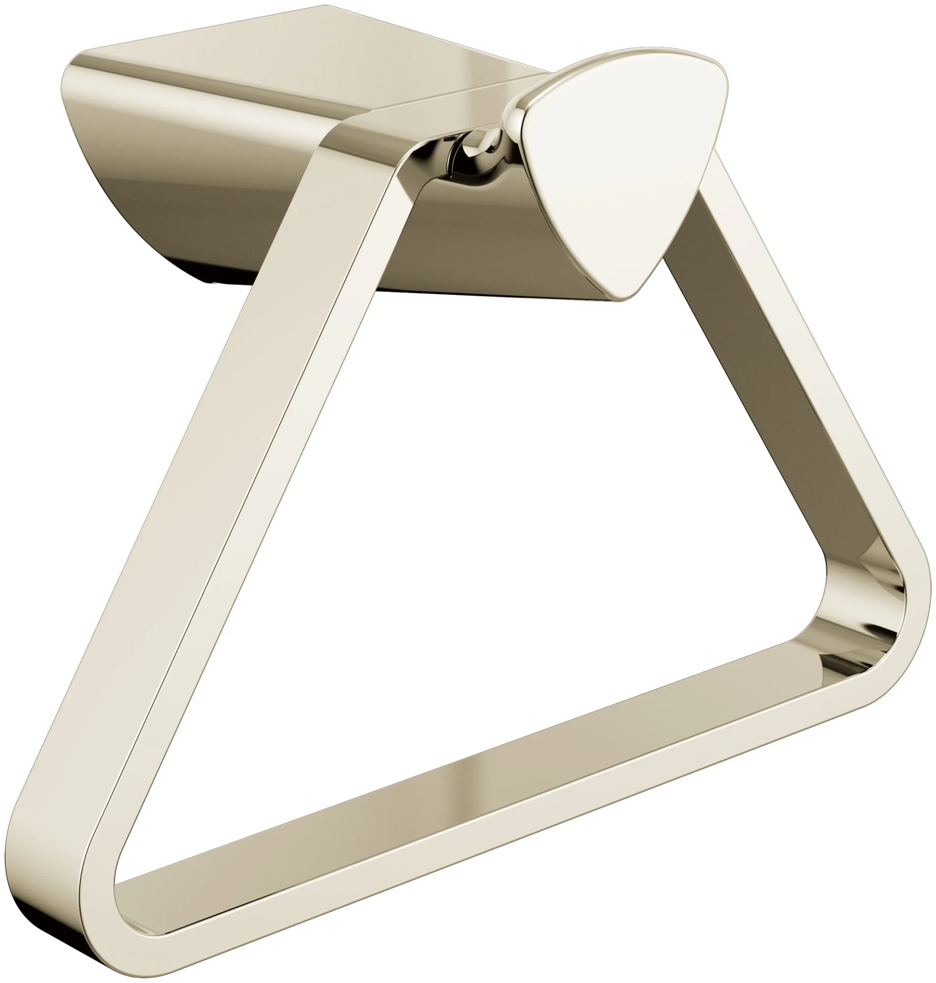 Delta Zura Towel Ring, Polished Nickel