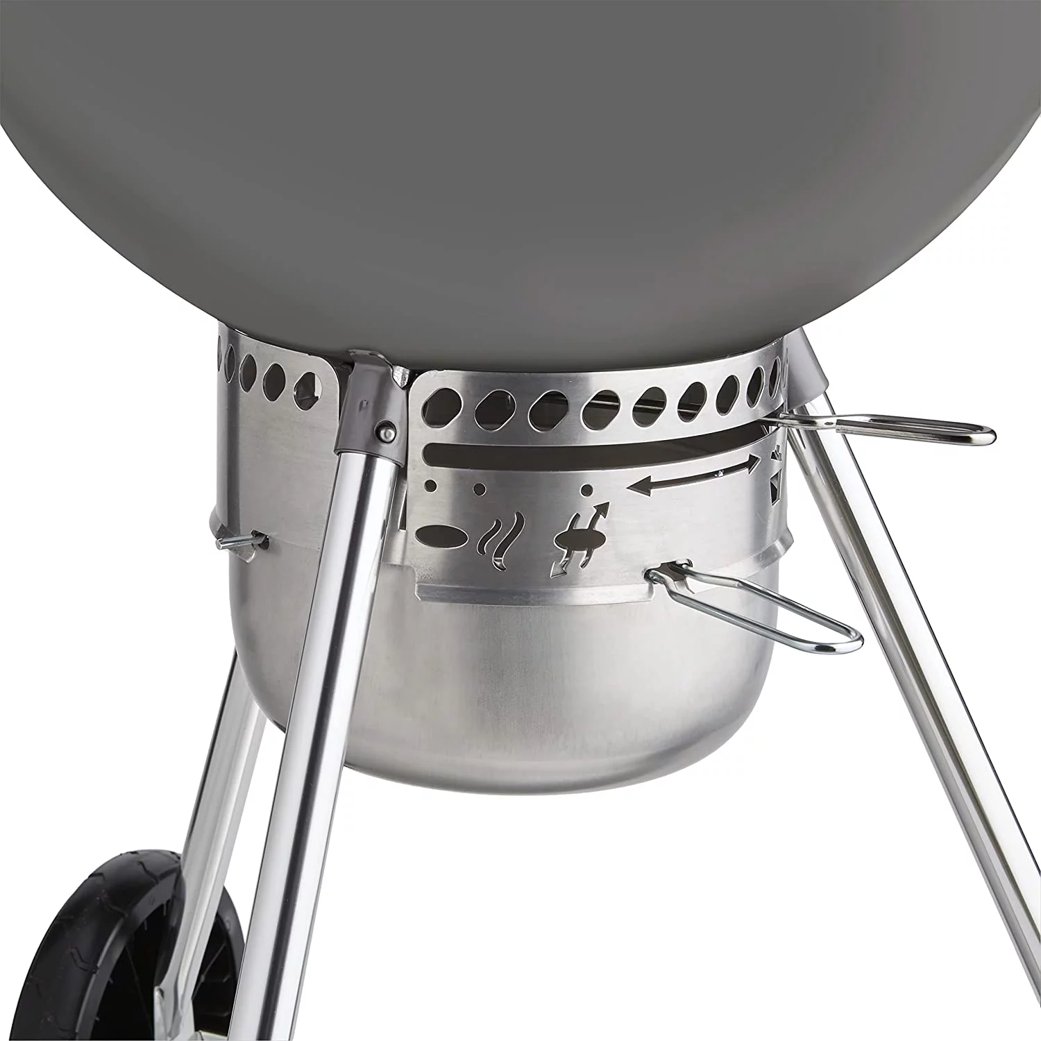 Weber 22 in. 70th Anniversary Kettle Charcoal Grill Hollywood Gray