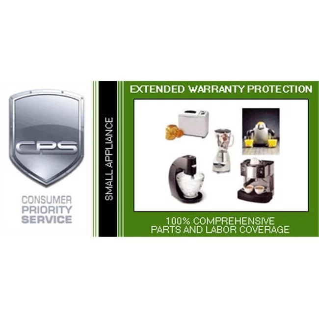 Consumer Priority Service SMAP2-500 2 Year Small Appliance under $500.00