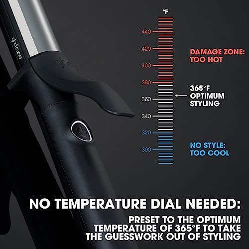 ghd Curve® Professional Hair Curling Irons & Wands | Soft Waves, Classic and Tight Curls | 0.5 –1.5 Inch Barrels’ | 365ºF Styling Temp Preventing Heat Damage + Auto Sleep Mode