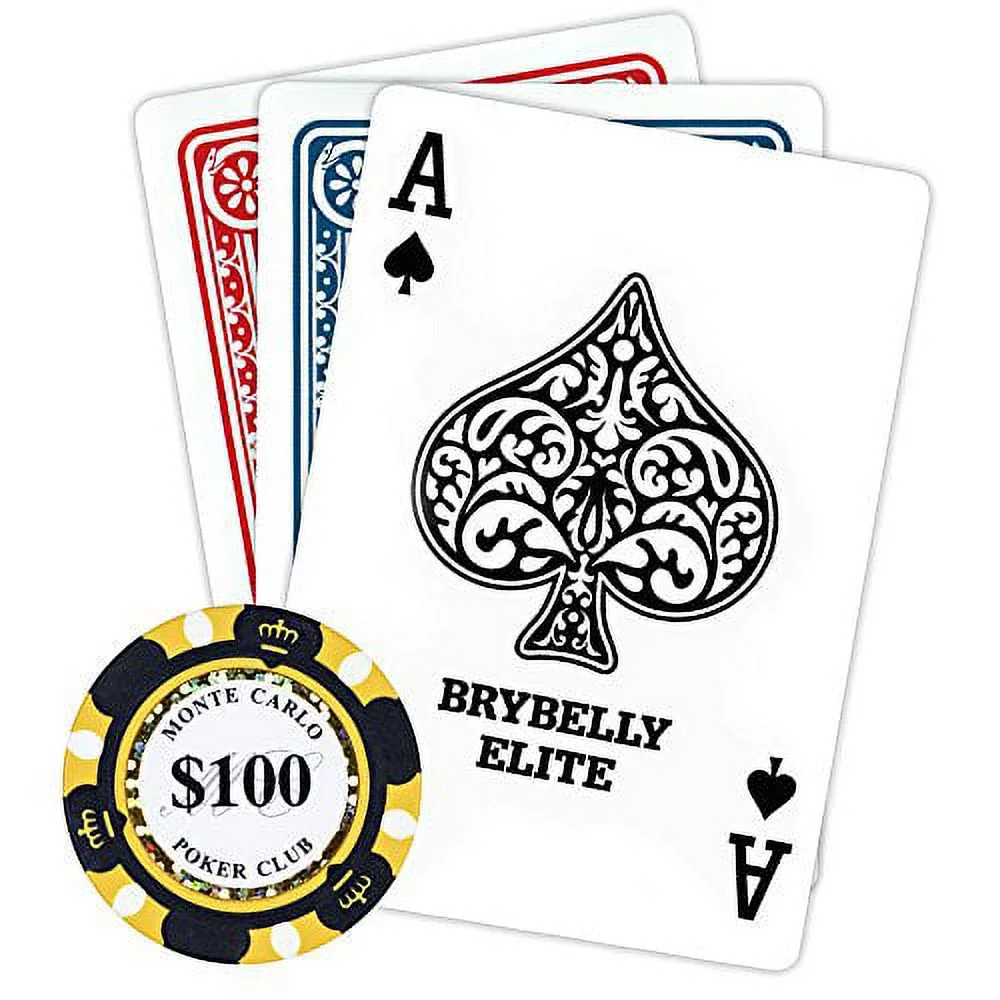 500ct. Monte Carlo 14g Poker Chip Set in Aluminum Metal Carry Case