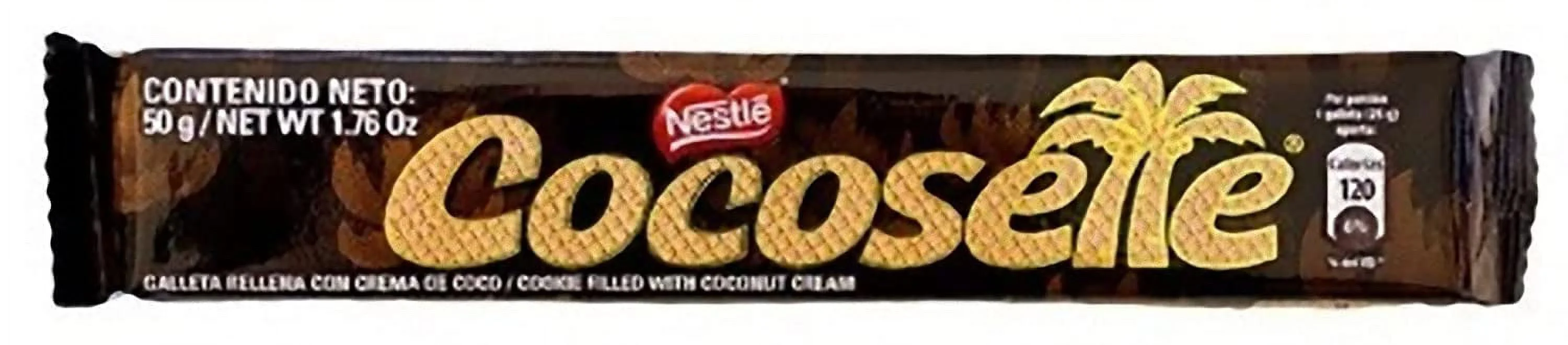 Cocosette, Wafer Cookie Filled with Coconut Cream - 50g each (Pack of 54)