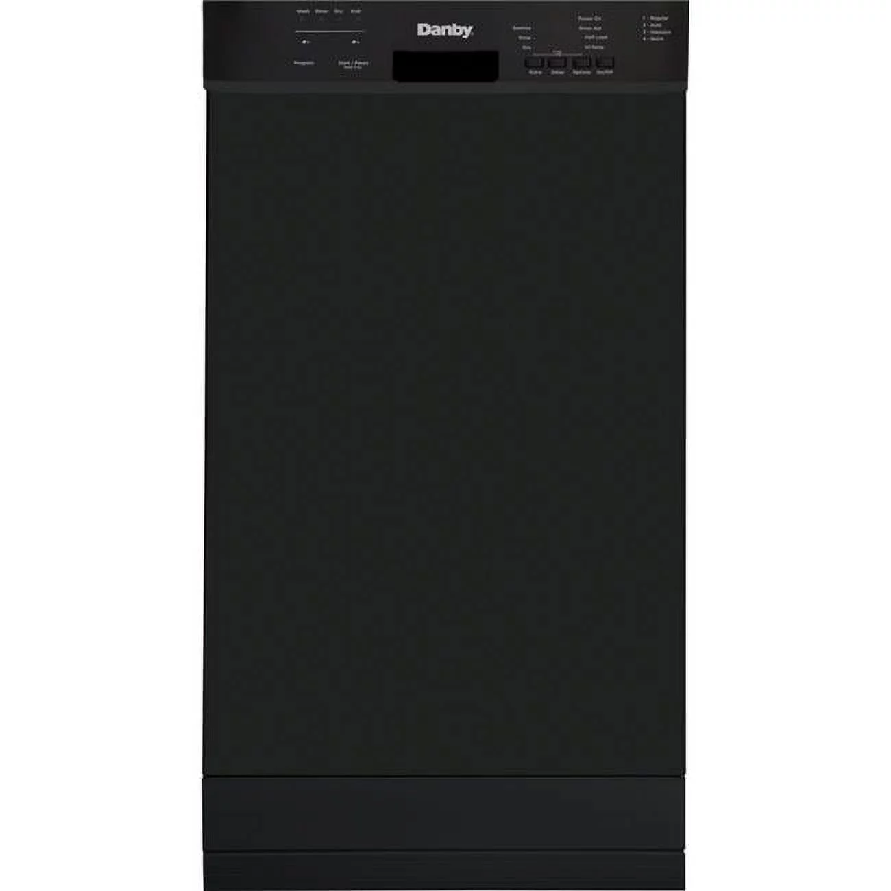 Danby  18 in. Built-in Dishwasher with Front Controls, Black
