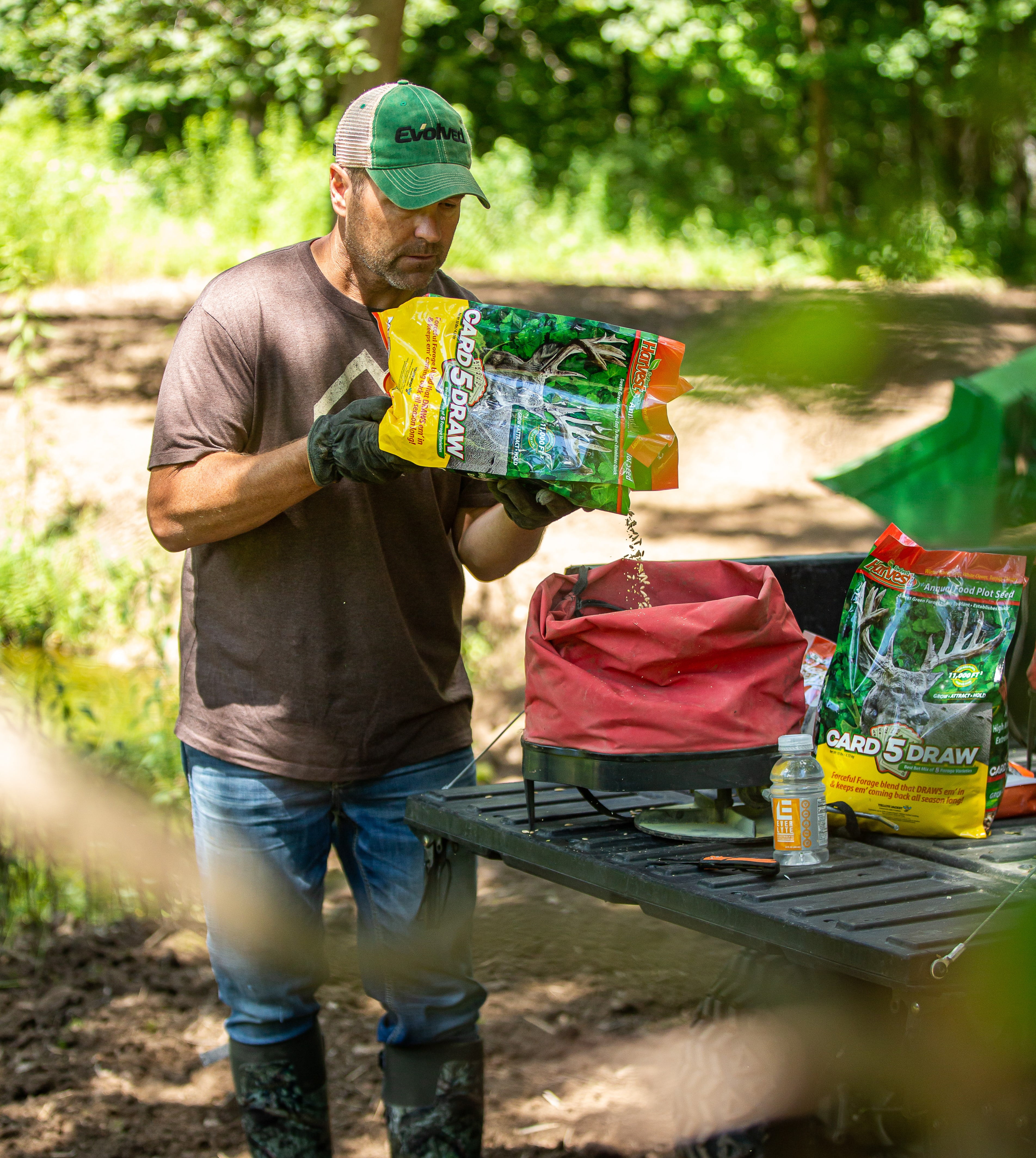 Evolved Harvest 5 Card Draw Food Plot Seed, 10 lb Bag