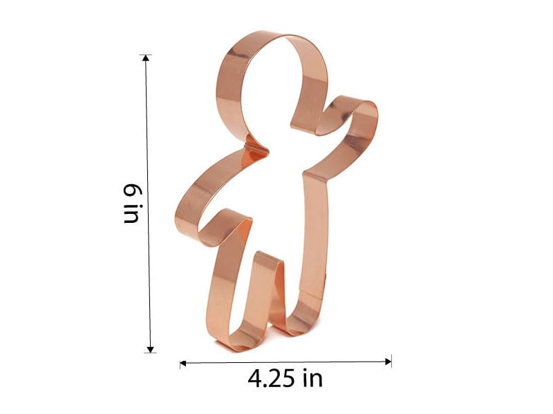 The Fussy Pup Gingerbread Boy Cookie Cutter 6 Inch Handcrafted in USA