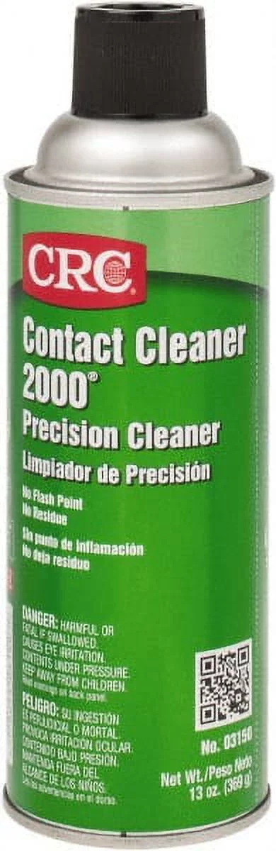 CRC 1003418 Electrical Contact Cleaner: 13 oz Aerosol Can