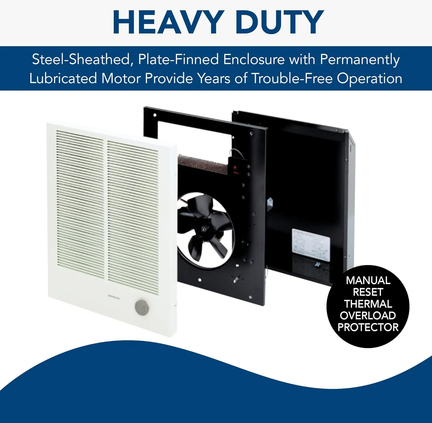 Broan 194 Wall Heater - White