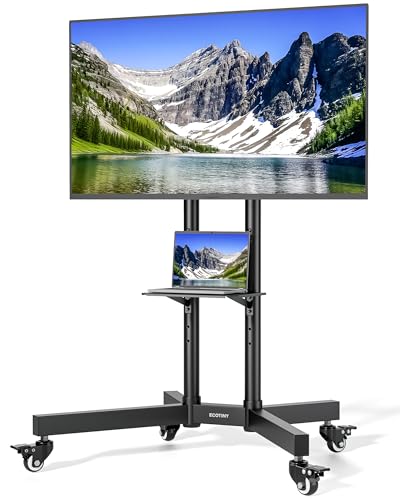 Heavy-Duty Rolling TV Stand for 32–85