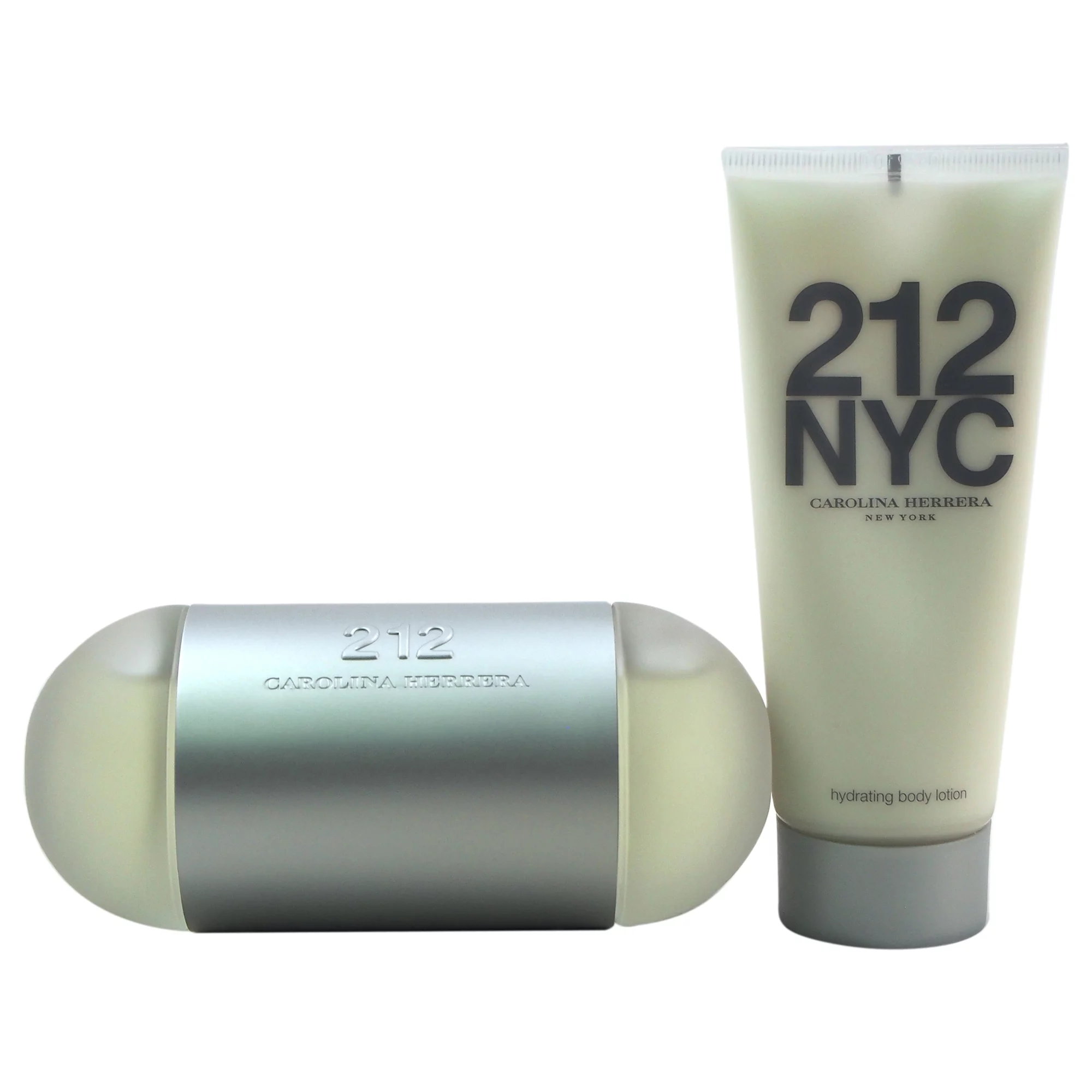 212 NYC by Carolina Herrera for Women - 2 Pc Gift Set 3.4oz EDT Spray, 3.4oz Hydrating Body Lotion