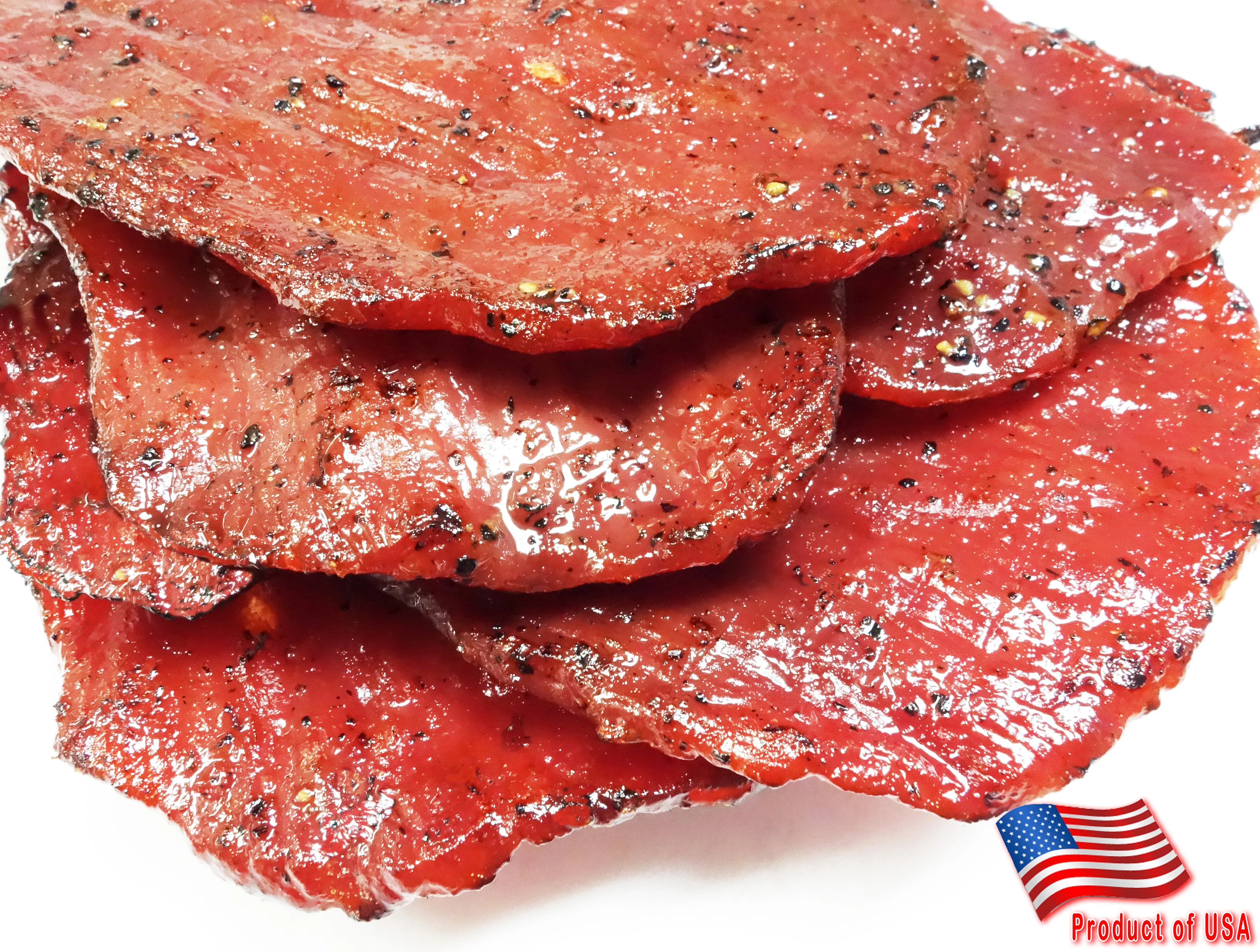 Singapore-Style Fire-Grilled  Beef Jerky (Black Pepper Flavor 12 oz.) *Grilled Fresh to Your Order *Shipped the Same Day - L.A. Times 