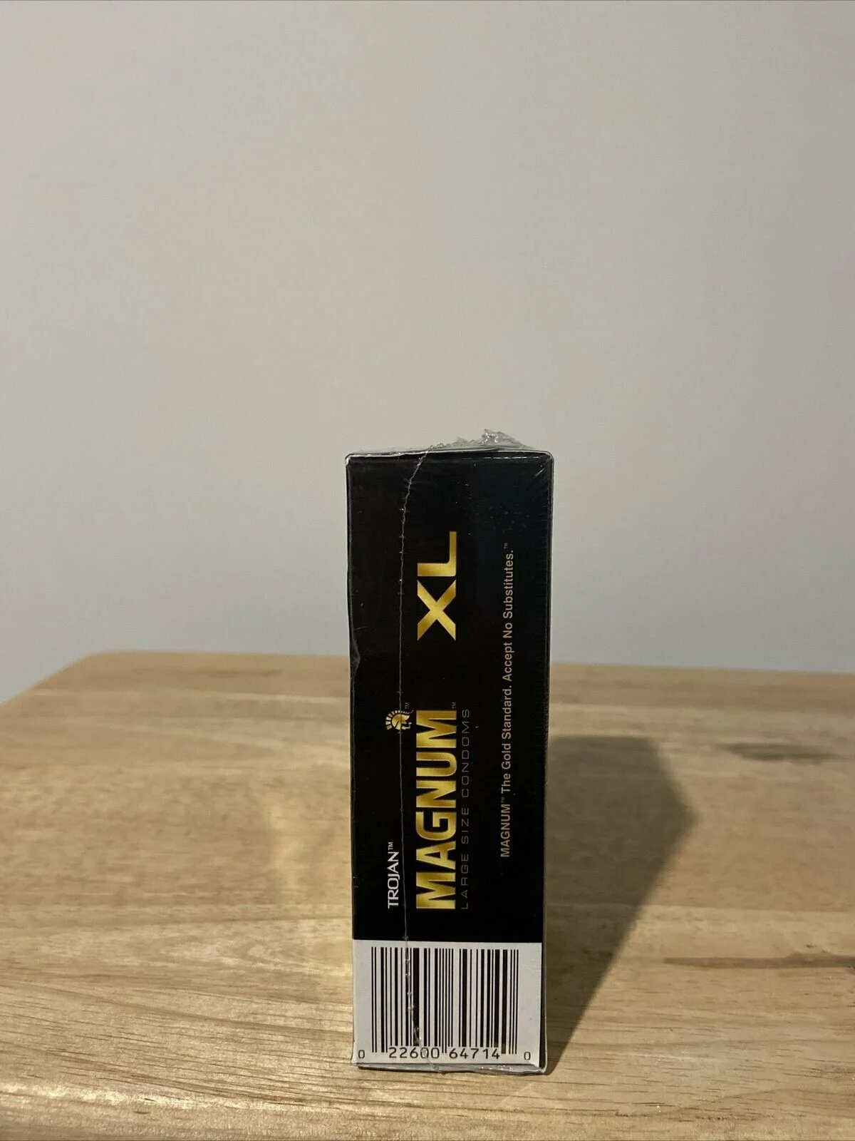 TROJAN Magnum XL Lubricated Premium Latex Condoms 12 Each (Pack of 3)