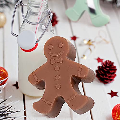 Meltset Silicone Baking Mold Gingerbread Man Chocolate Mold DIY Soap Mold