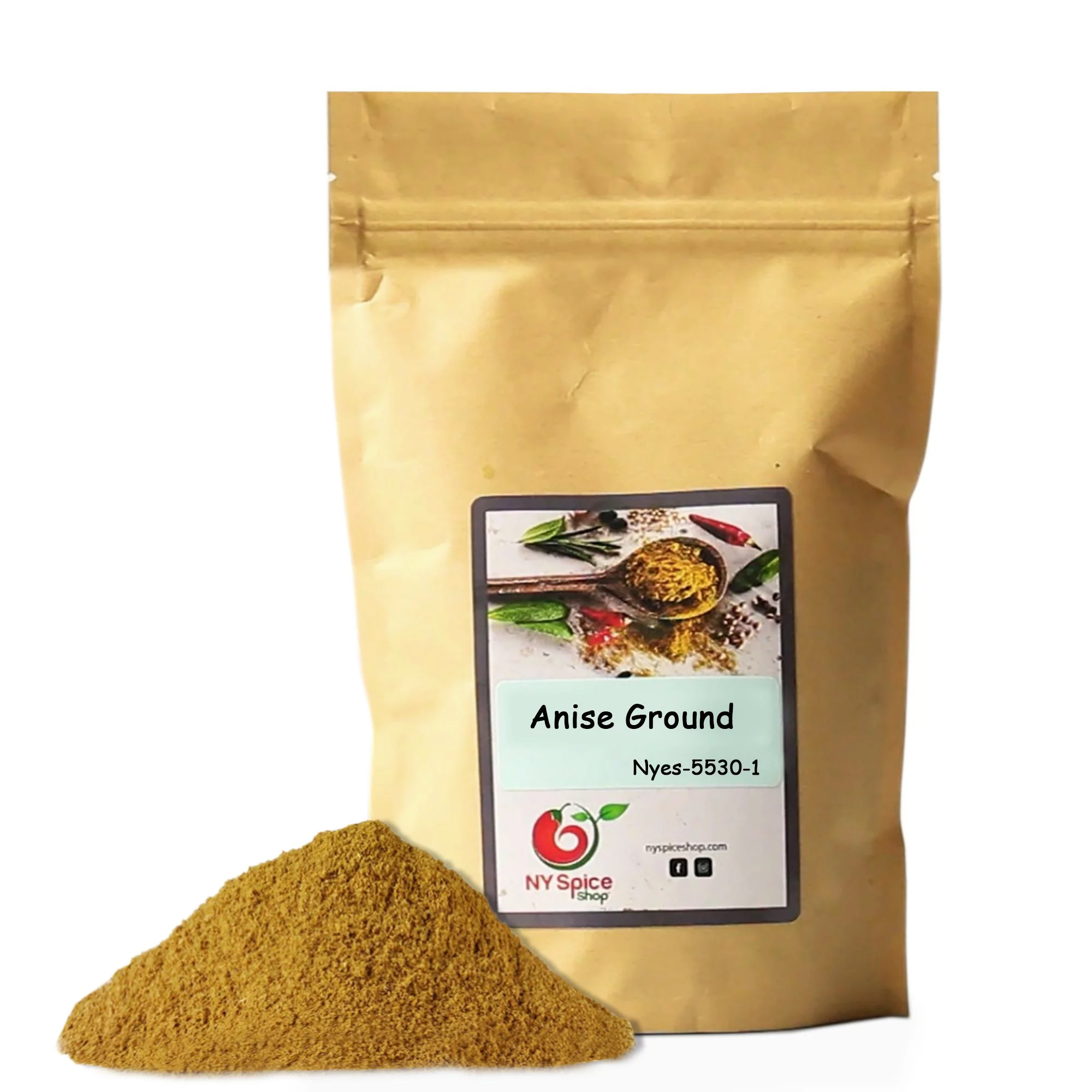 NY Spice Shop Anise Ground - Ground Anise Powder - 3 lbs.