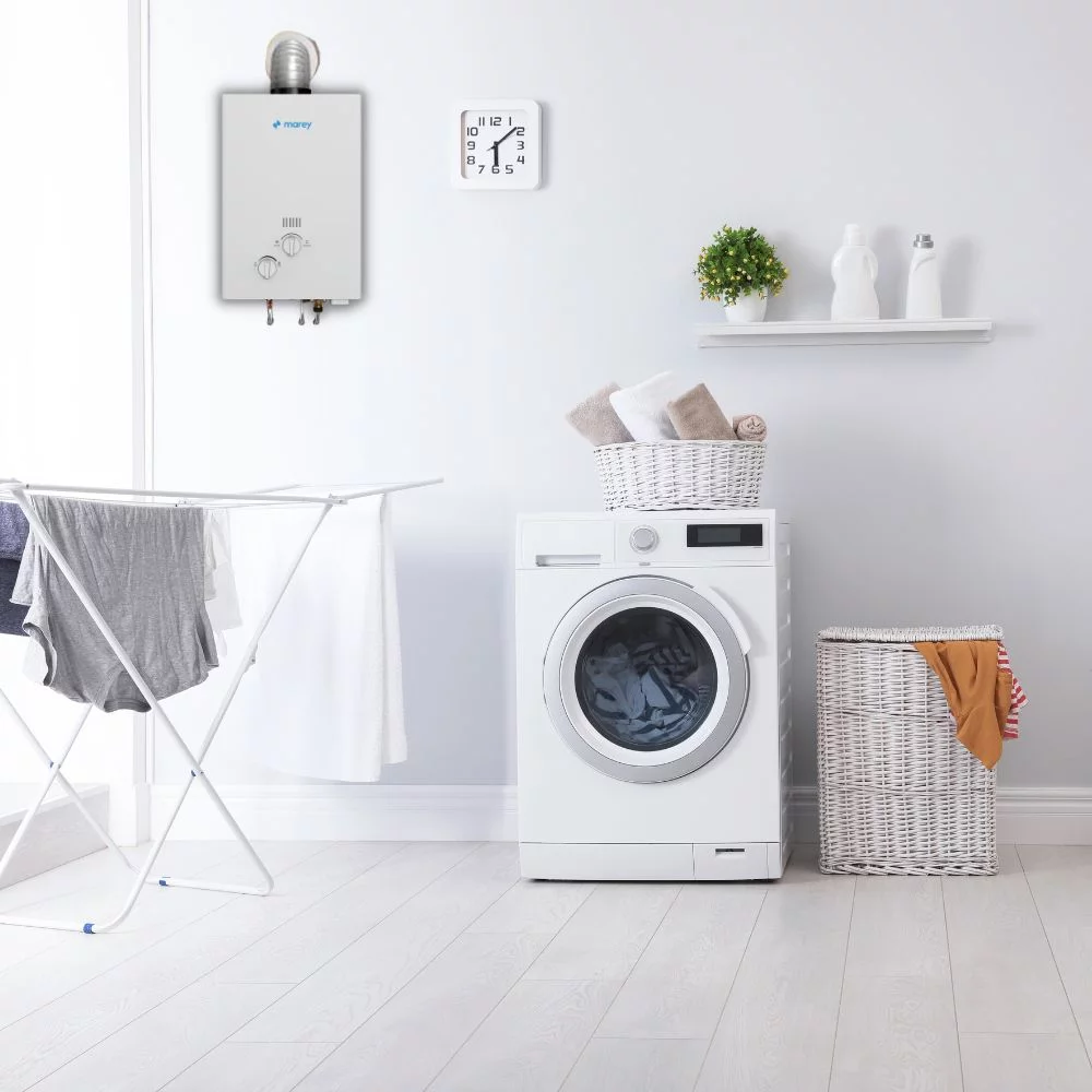 Marey GA10FLP 2.64 GPM, 68240 BTUs Liquid Propane Gas Flow activated Tankless Water Heater