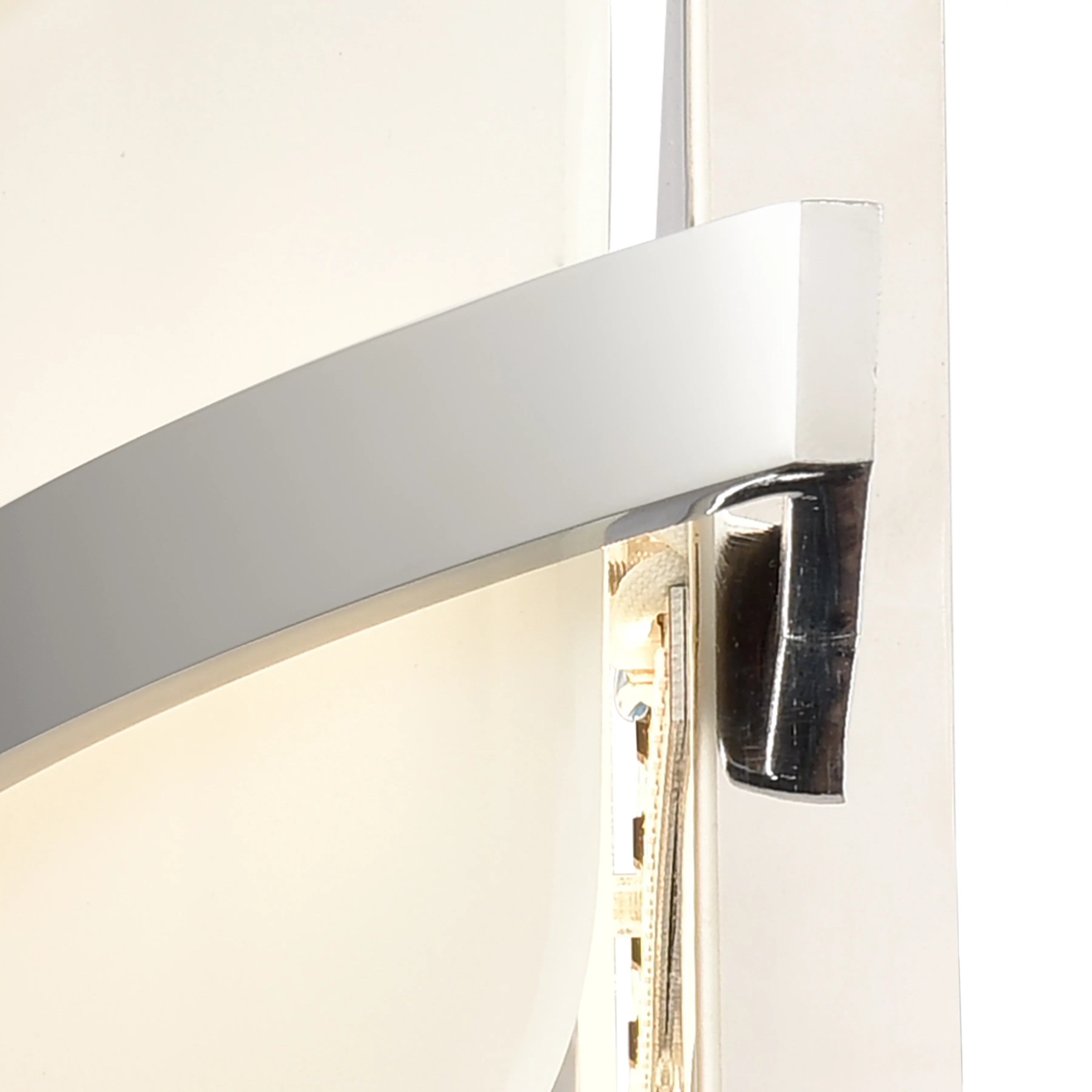 Elk Home 25.5-Inch Wide Curvato Vanity Light, Polished Chrome