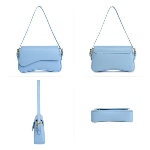 PU Leather Tote Bag for Women with 2 Removable Straps and Zipper Closure