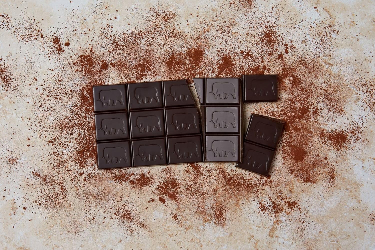 Endangered Species Dark Chocolate 72% Cocoa Bar Vegan Gluten Free 3 oz Pack of 3