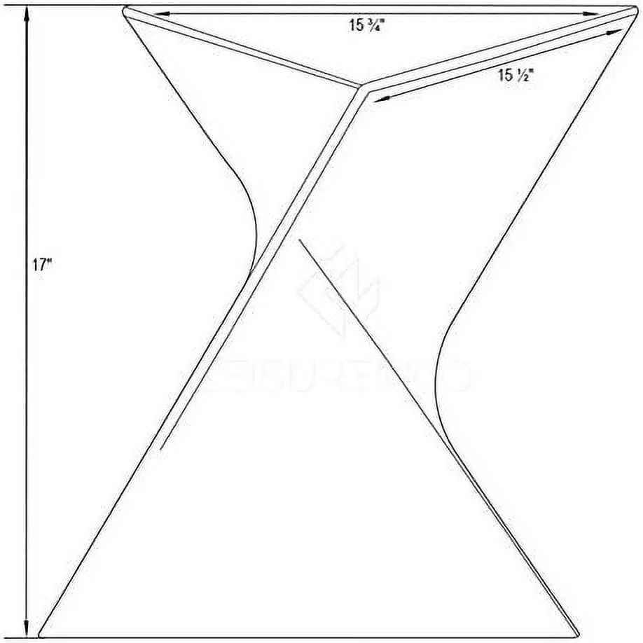 Modern Plastic Triangle End Table In White - Set Of 2