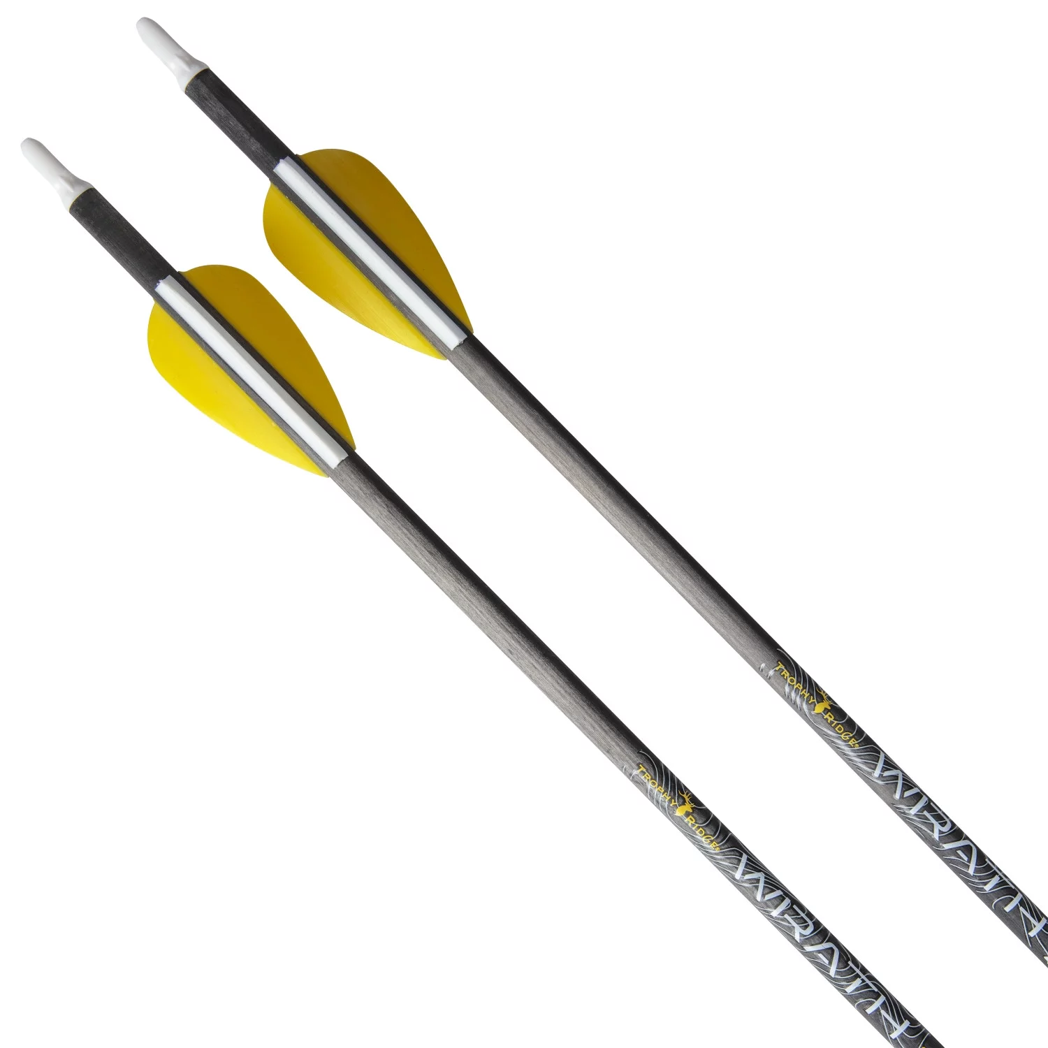 Trophy Ridge Wrath 340 Spine Fletched Carbon Arrows