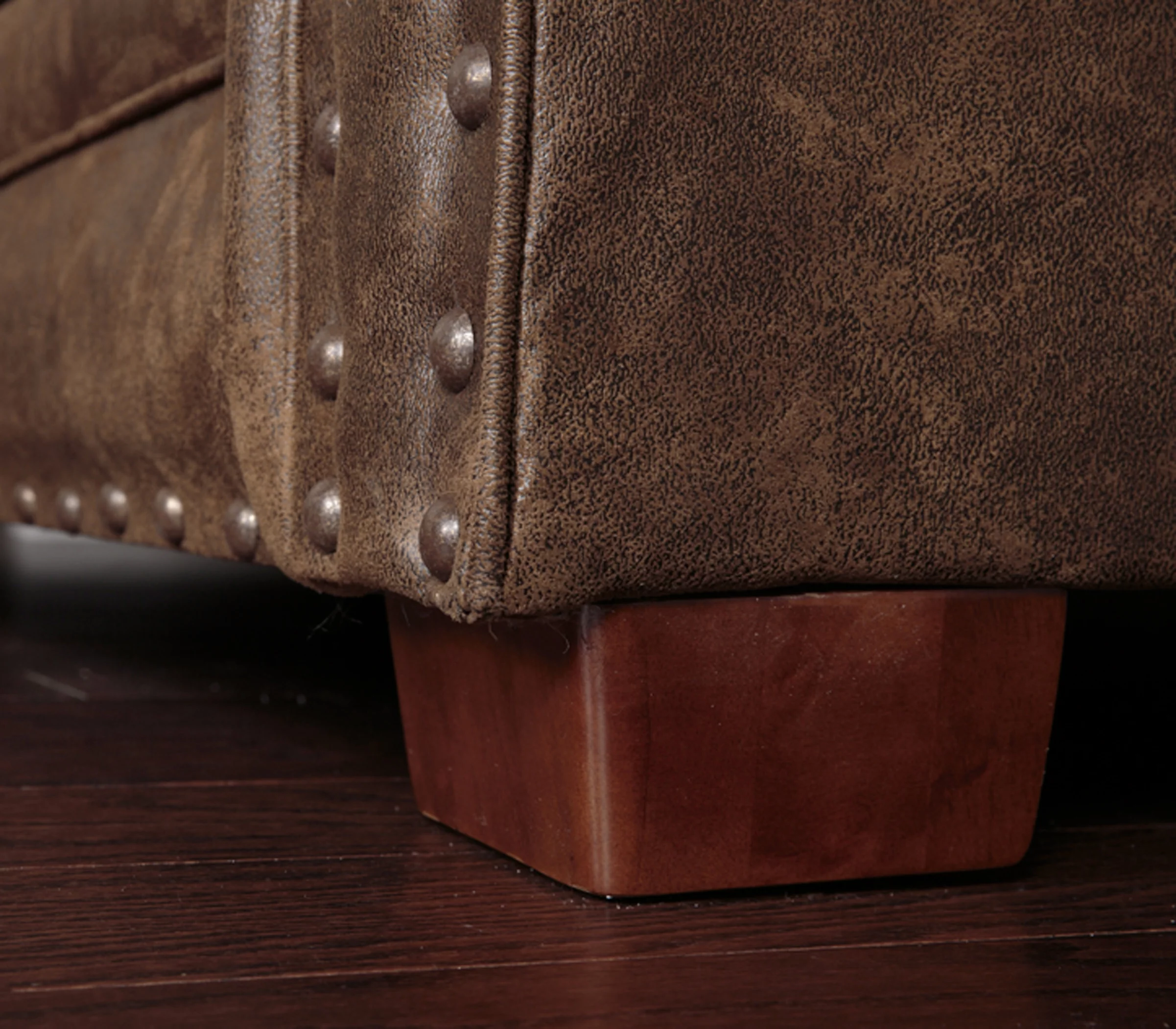 American Furniture Classics Sierra Lodge 4-piece Microfiber Sofa Set in Brown