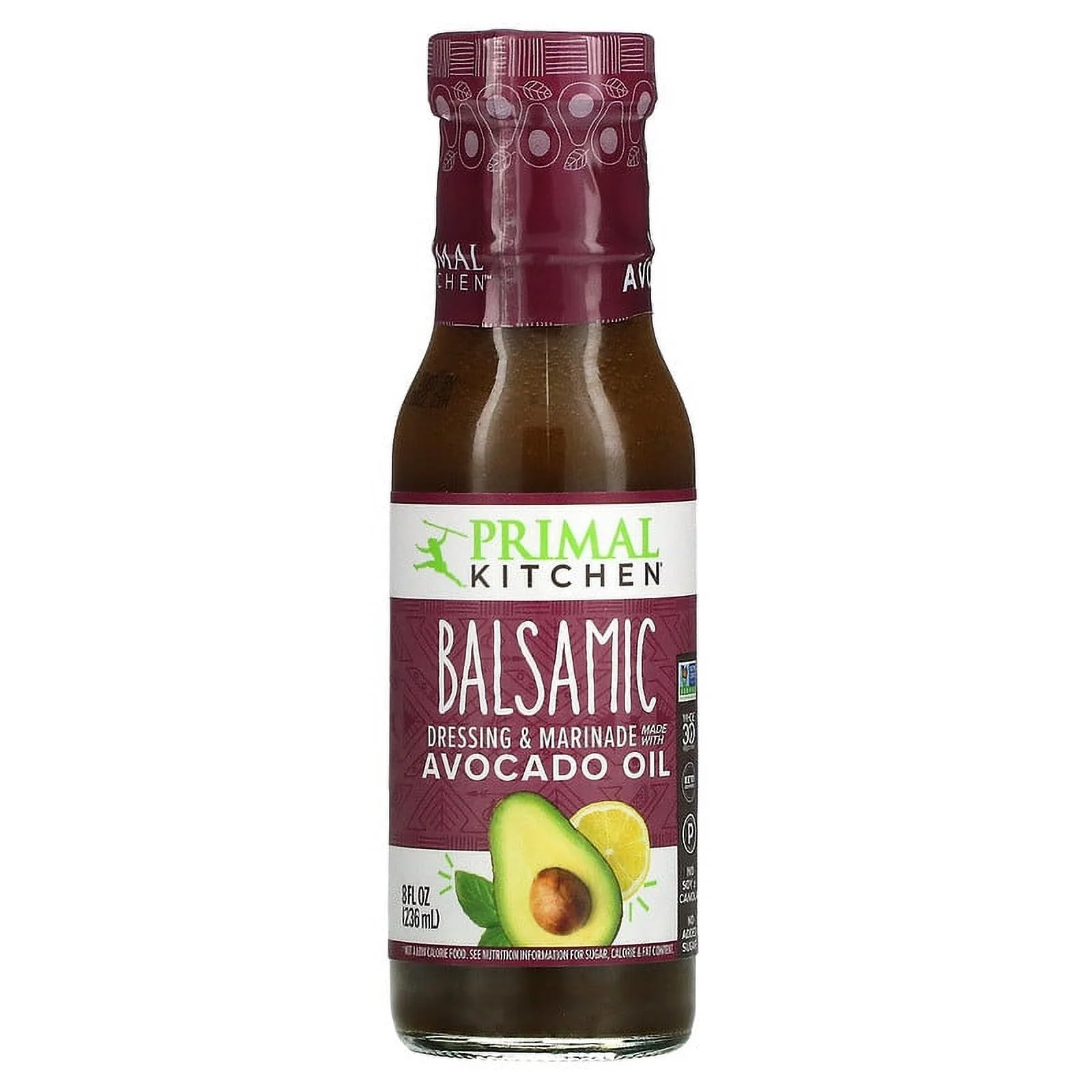 Primal Kitchen, Dressing & Marinade Made with Avocado Oil, Balsamic, 8 fl oz Pack of 2