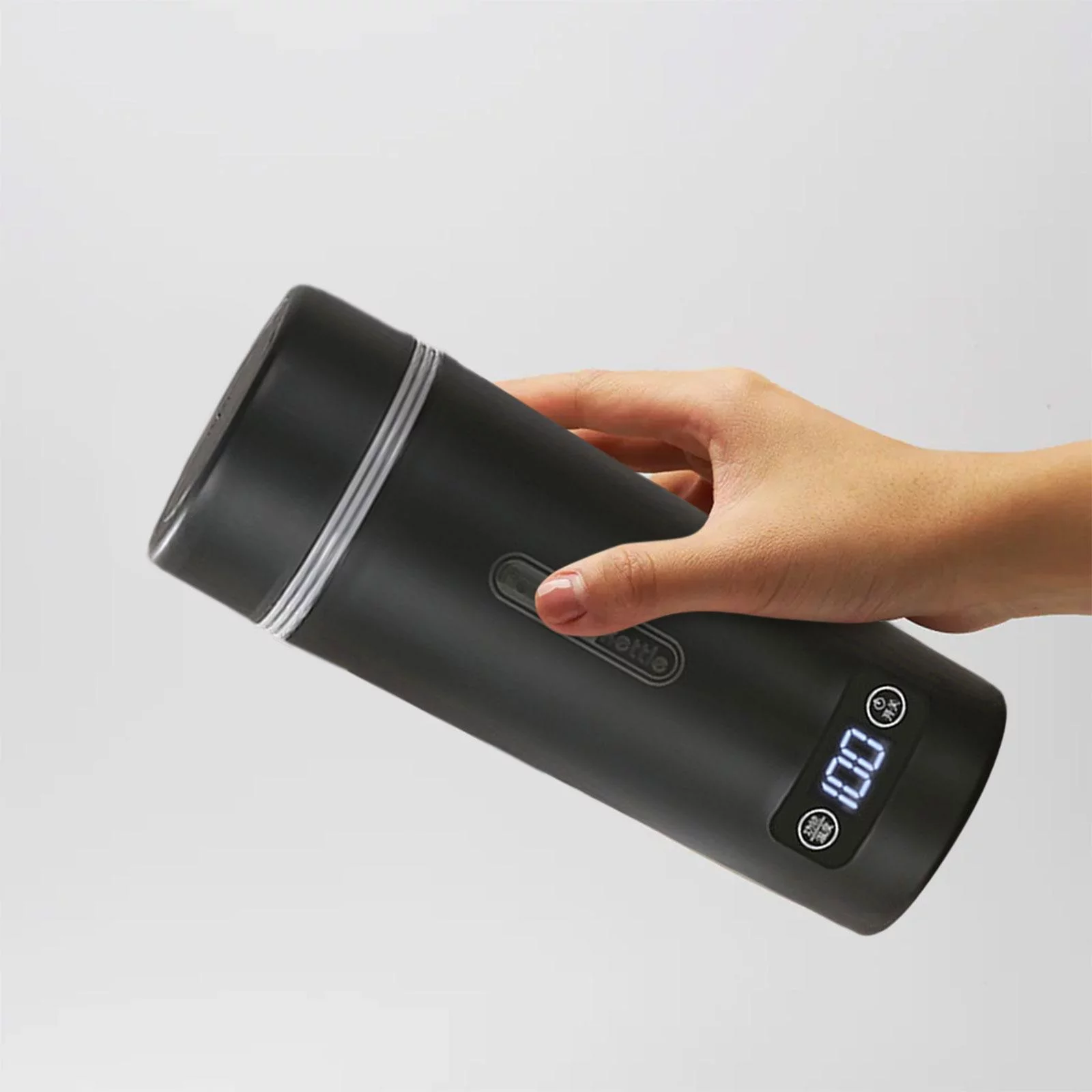 350ml Portable Kettle Electric Tea Kettle Auto Shut Off Small Water Boiler Coffee Kettle for Hotel Business Office Household black