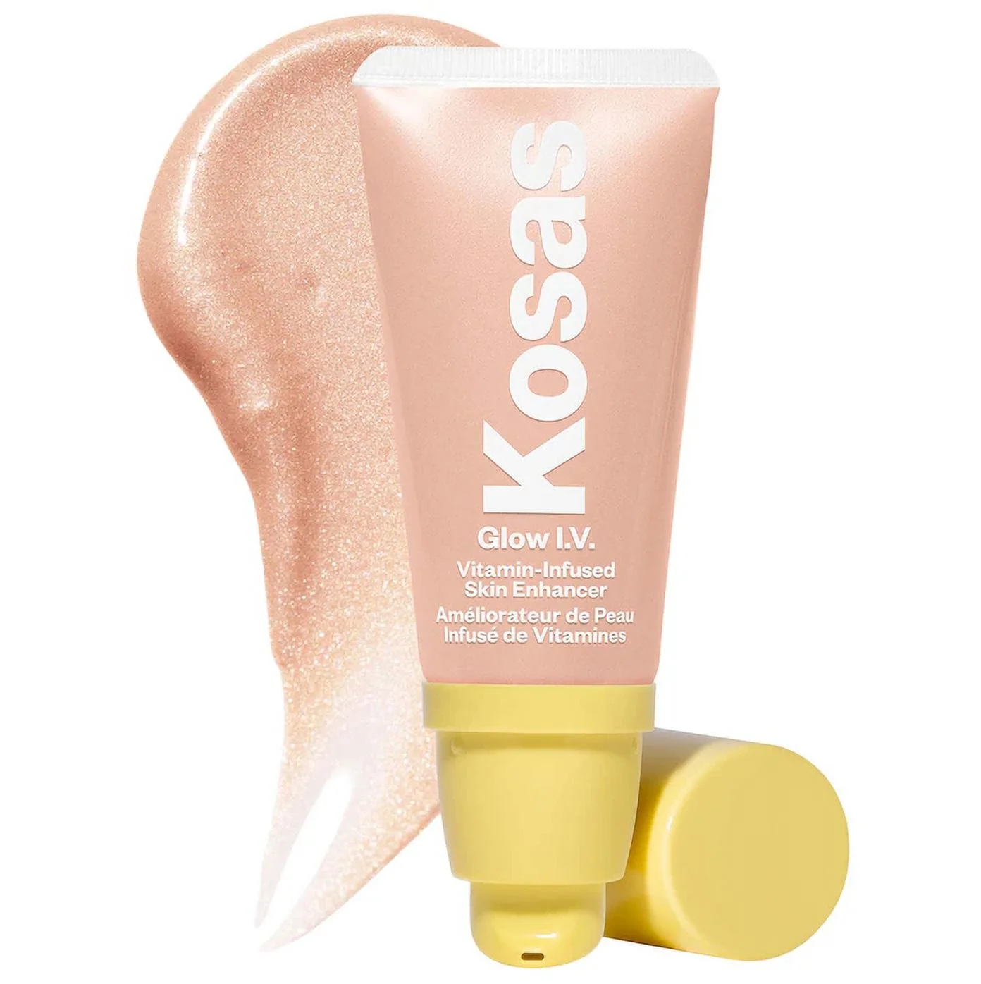 Kosas Glow I.V. Vitamin-Infused Skin Enhancer, Spark, Sheer Light Champagne
