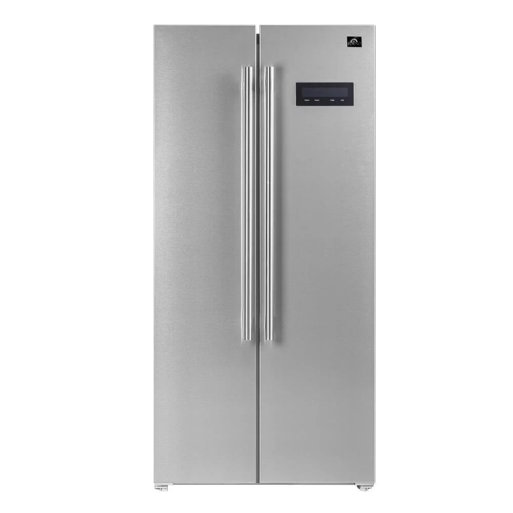 Forno FFRBI180533S 15.6 Cu. Ft. Salerno Stainless Side by Side Refrigerator