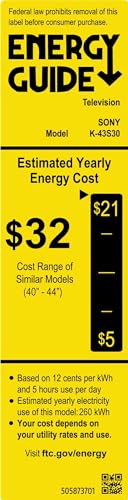 Sony 65-Inch Class 4K Ultra HD BRAVIA 3 LED Smart TV with Google TV Dolby Vision HDR, PS5 Exclusive Features, K-65S30