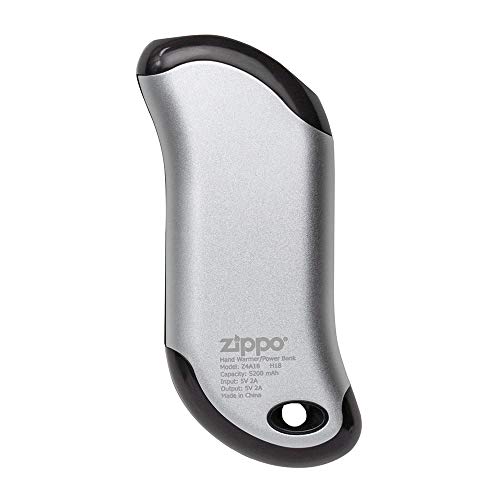Zippo Silver HeatBank 9s Rechargeable Hand Warmer