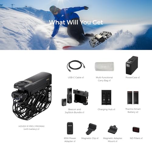 X1 PROMAX 8K Action Flying Camera, Foldable Drone with Camera with 42 KM/H Follow Speed, 10+ Fully Automatic Flight Modes, Fly Anywhere with OmniTerrain, SmoothCapture 2.0(Cycling Combo)