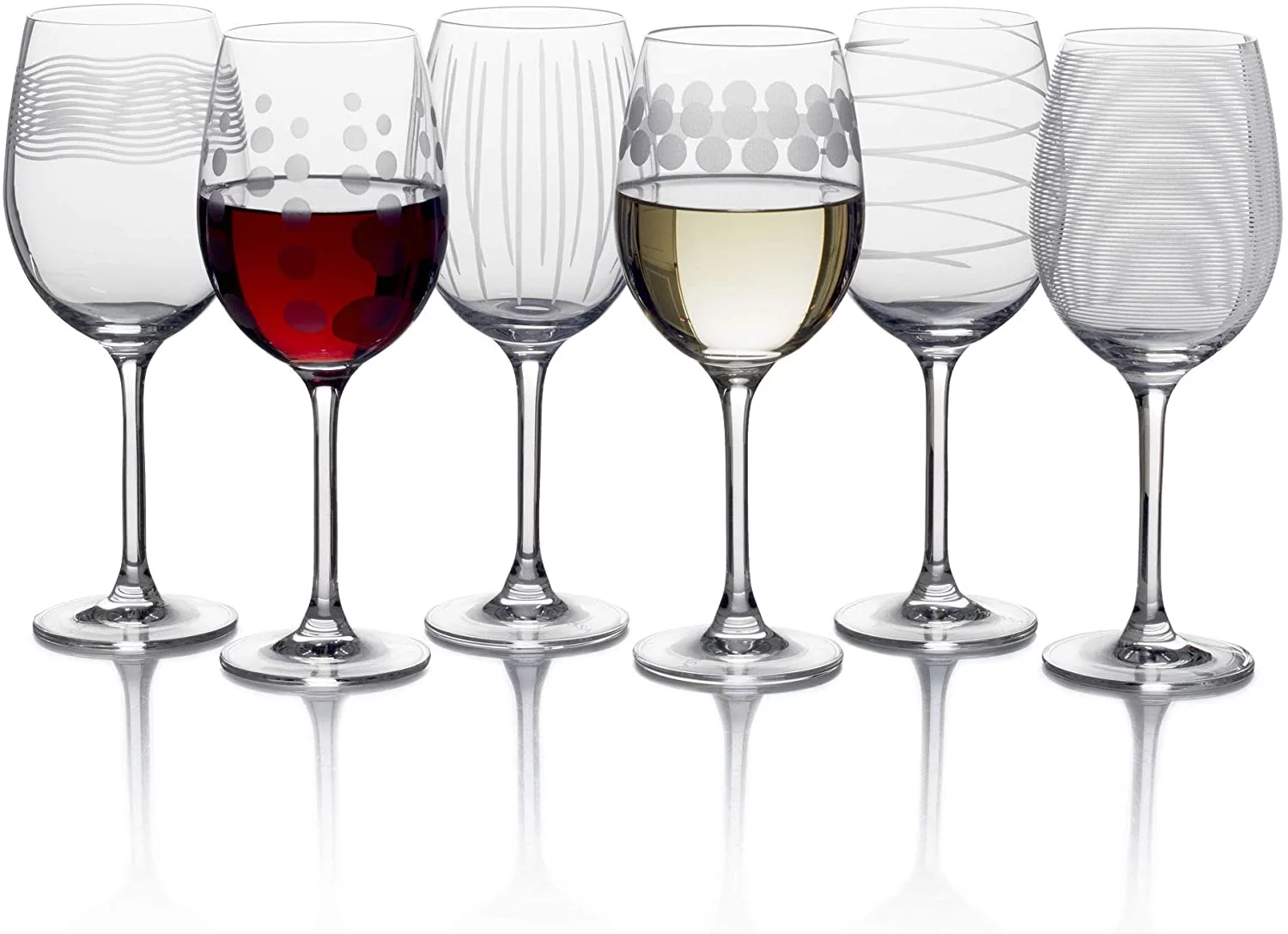 Mikasa Cheers White Wine Glasses, Set Of 8