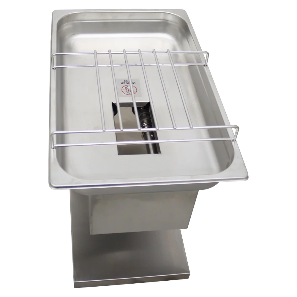 Techtongda QH Commercial Meat Cutter Machine Stainless Steel Meat Slicer Body without Blade