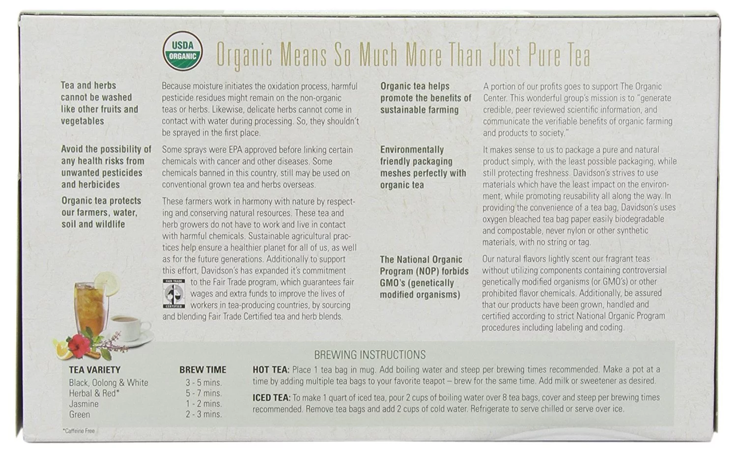 Davidsons Tea Spiced Pear, 100-Count Tea Bags