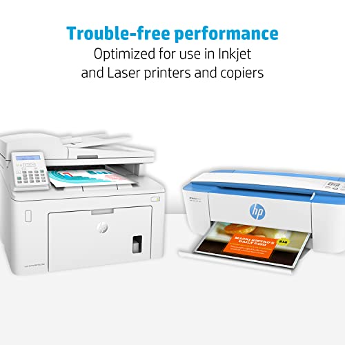 HP Paper Printer | 8.5 x 11 Paper | Premium 32 lb | 1 Ream - 500 Sheets | 100 Bright | Made in USA - FSC Certified | 113100R