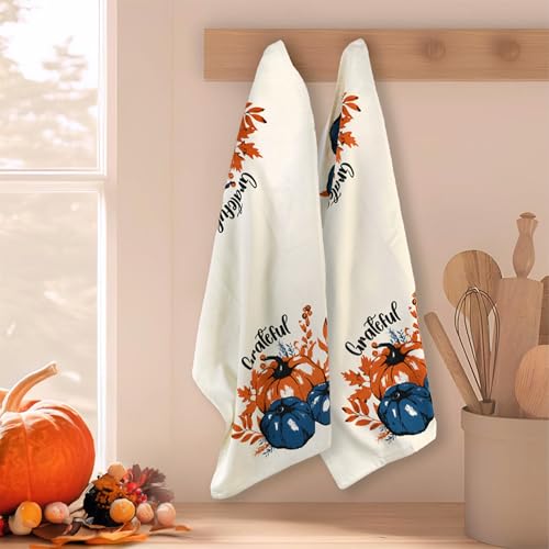 The Fine Living Co. 100% Cotton Merry Christmas Kitchen Towels, 18'x28' Set of 2 (Cherry Red & Green)