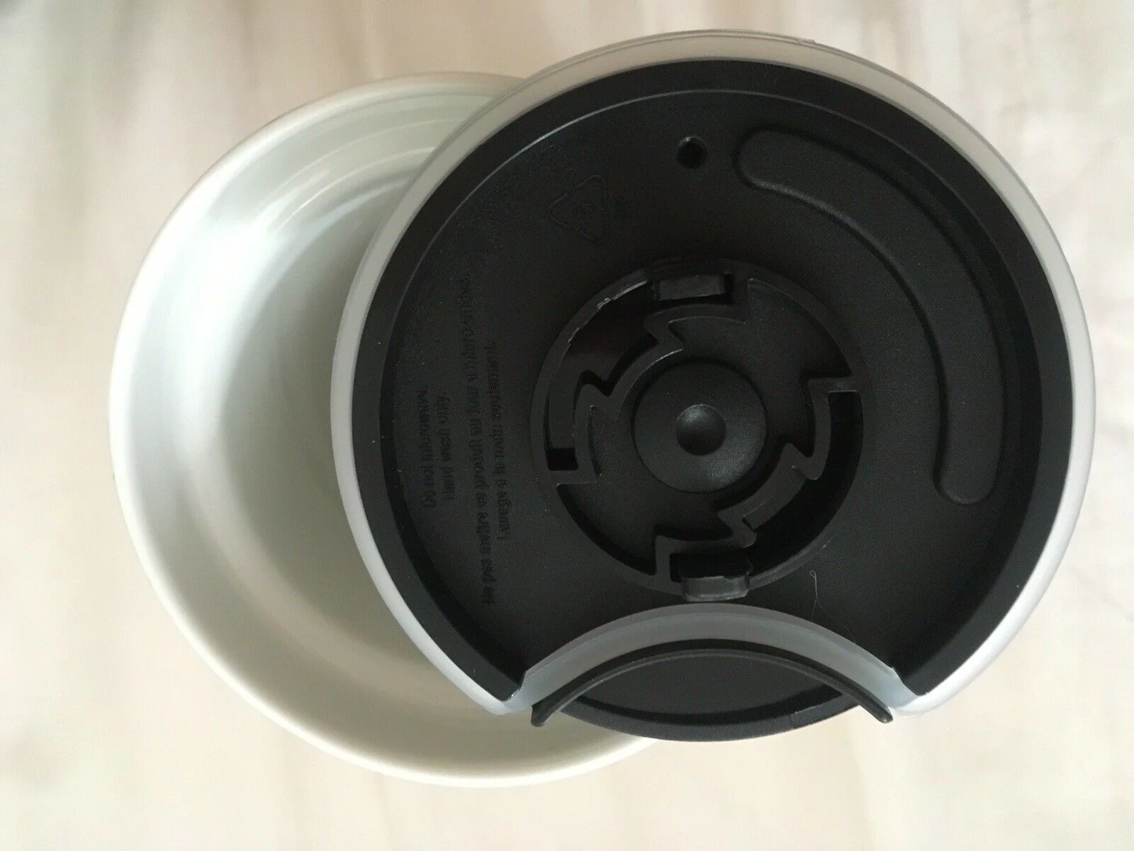 Starbucks Los Angeles Ceramic Travel Tumbler/Cup 12 Oz Woman with sunglasses