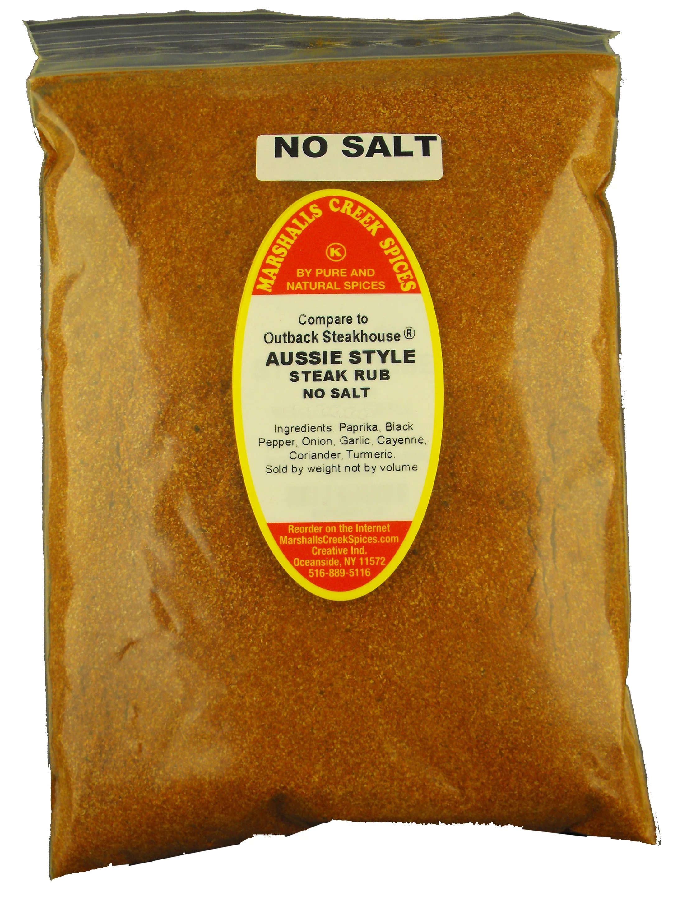 Marshalls Creek Spices AUSSIE STYLE STEAK RUB, 3 Pack, No Salt, Compare to OUTBACK STEAKHOUSE®