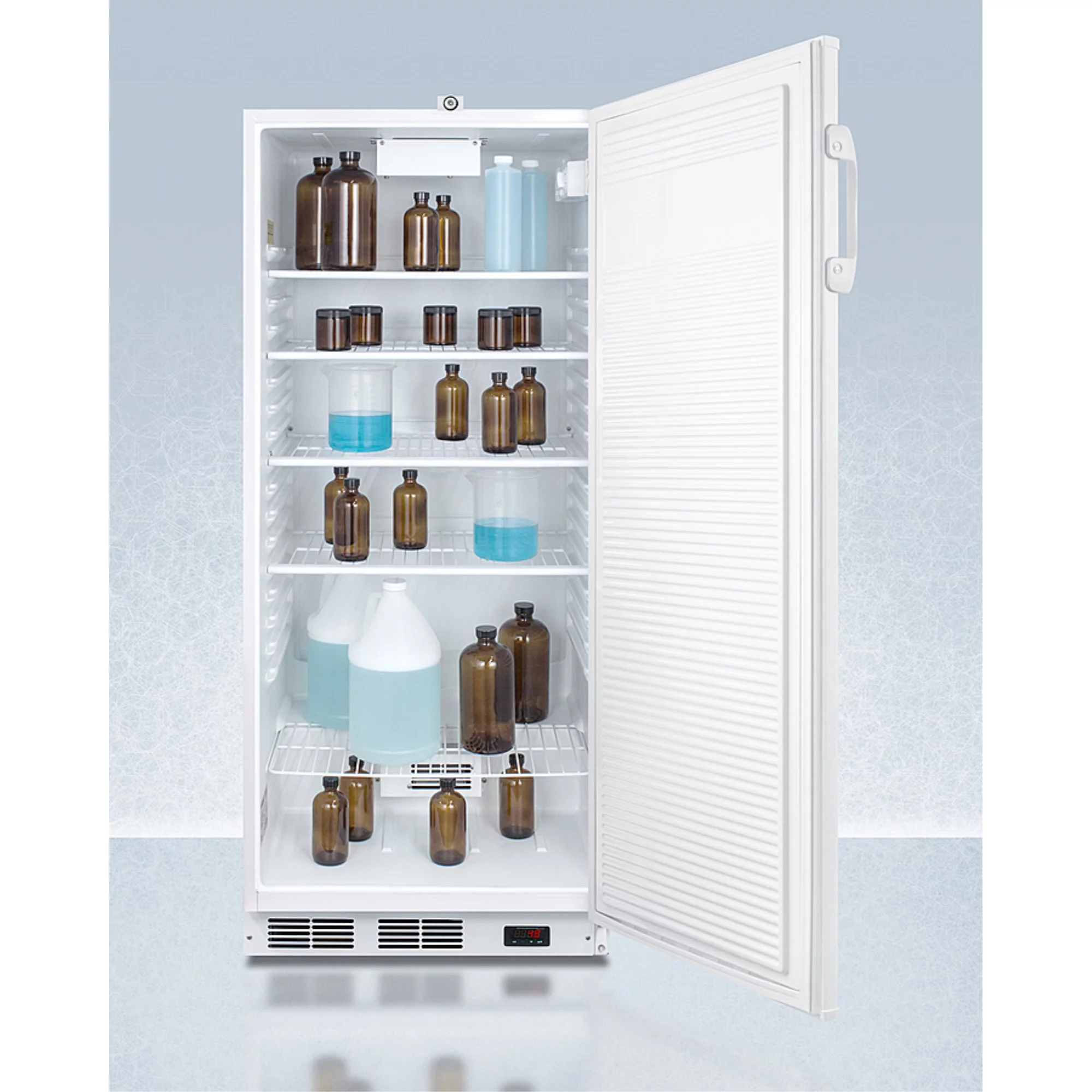 General purpose upright all-refrigerator