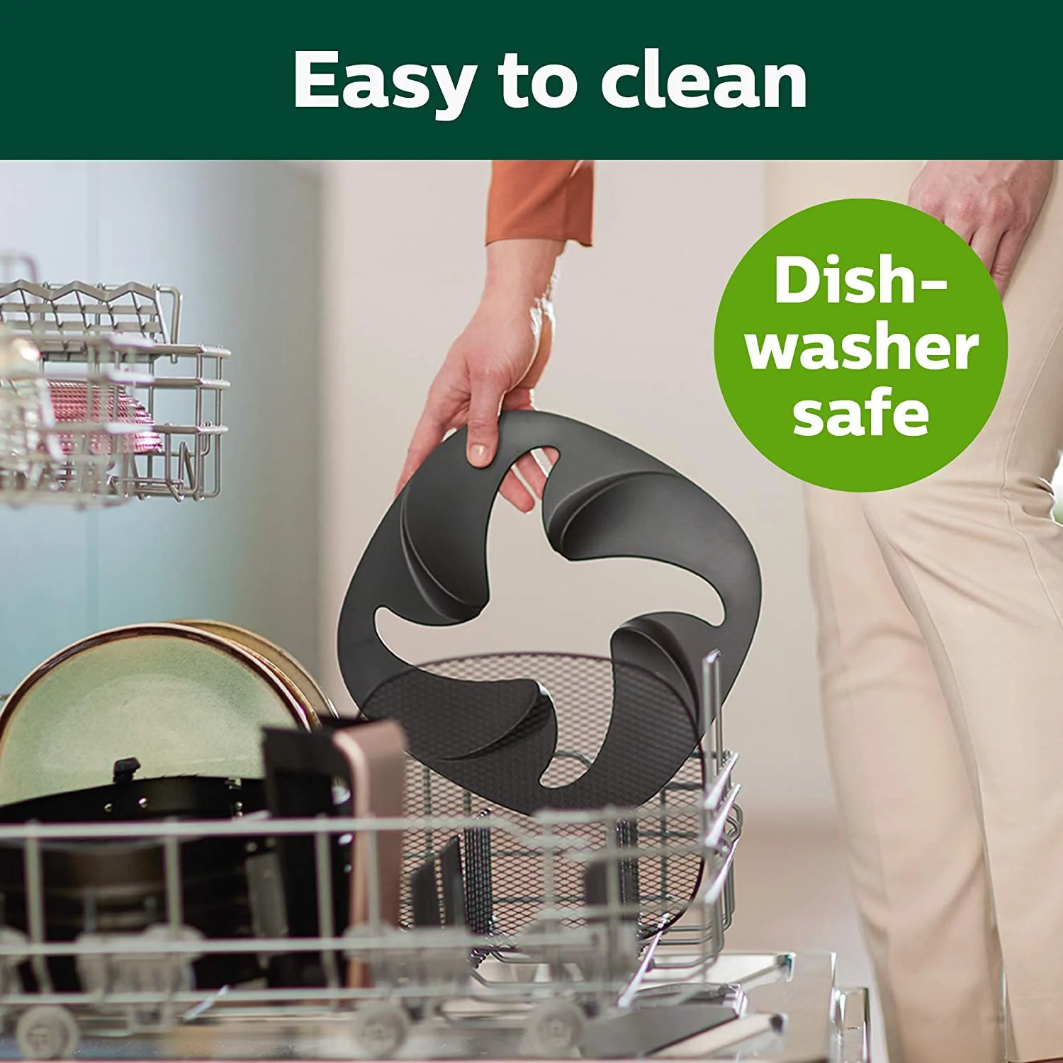 philips twin turbostar technology xxl airfryer with fat reducer, analog interface, 3lb/4qt, black - hd9630/98