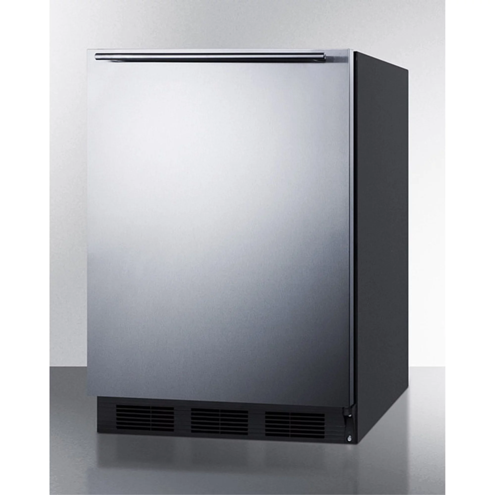 Summit Appliance  32.25 x 23.63 x 23.5 in. ADA Compliant Built-In Undercounter All-Refrigerator, Black Cabinet