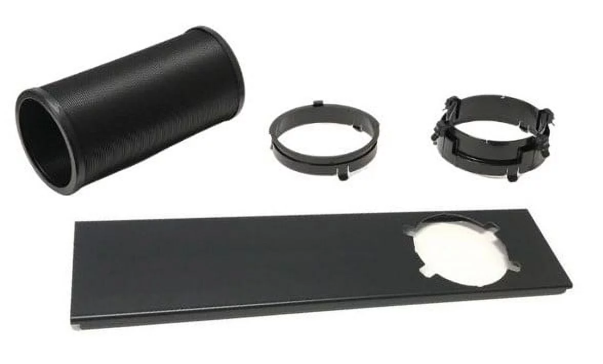 OEM Midea Air Conditioner AC Black Window Exhaust Kit Originally Shipped With MPF14CR71A, MPF14CR81, MPF14CR81E