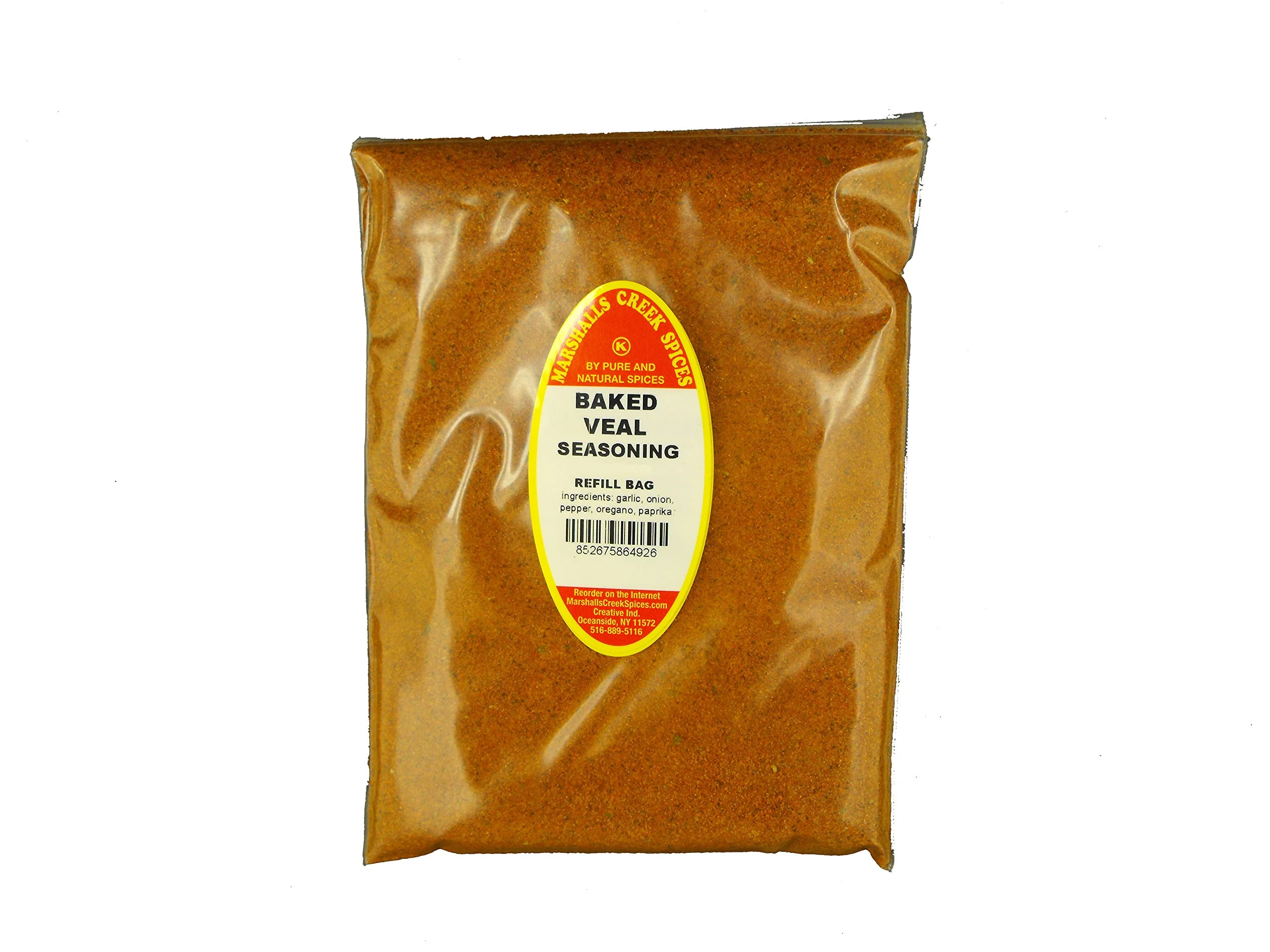 Marshall’S Creek Spices Family Size Kosher Baked Veal Seasoning Refill, 60 Ounce