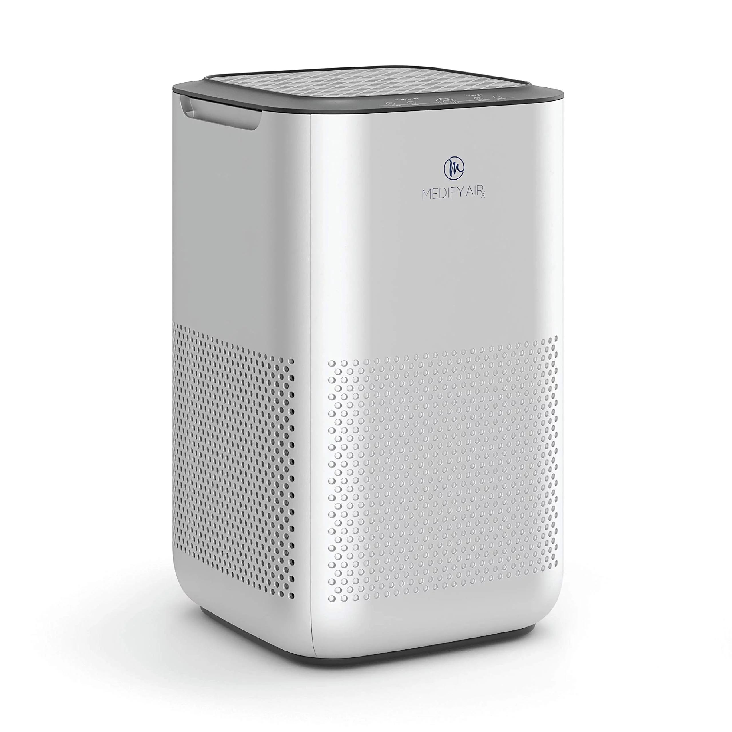 Medify Air MA-15 Air Purifier - 660 sq ft Coverage - Air Purifier with HEPA Filters - Desktop Air Purifier for Bedroom & Office - Includes Sleep Mode & Timer - Silver, 1-Pack