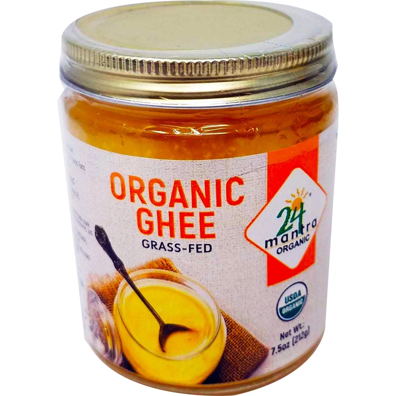 24 Mantra Organic Grass-Fed Ghee - 7.5 oz