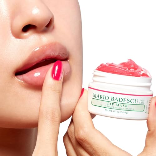 Mario Badescu Lip Mask, Overnight Lip Treatment Enriched With Skin Softening Coconut Oil and Hydrating Shea Butter